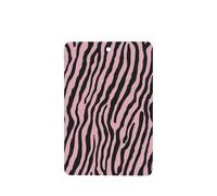 Minimalist Zebra Stripes Pink Car Air Fresheners 4 Pcs Hanging Scented Cards Fragrance Scented Cards For Car Aromatherapy Tablets