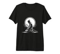 Minimalist Zen Graphic Illustration Premium T-Shirt