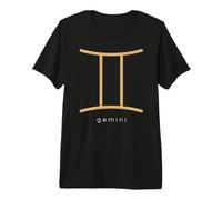 Minimalist Zodiac Sign Gemini Premium T-Shirt