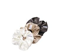 Minimalista The Hya Scrunchie - Large - White/gold/brown