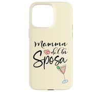 Minimalista Wedding in Italy Sposa Mom of the Italian Bride Case for iPhone 15 Pro Max