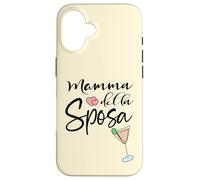 Minimalista Wedding in Italy Sposa Mom of the Italian Bride Case for iPhone 16