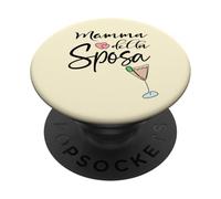 Minimalista Wedding in Italy Sposa Mom of the Italian Bride PopSockets Adhesive PopGrip