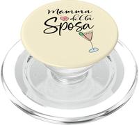 Minimalista Wedding in Italy Sposa Mom of the Italian Bride PopSockets PopGrip for MagSafe