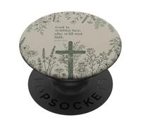 Minimalistic Christian Bible Verse Religious Scripture Jesus PopSockets Adhesive PopGrip