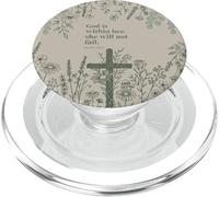 Minimalistic Christian Bible Verse Religious Scripture Jesus PopSockets PopGrip for MagSafe