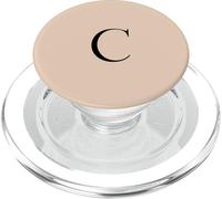 Minimalistic Letter C Monogram Minimalist Serif Initial PopSockets PopGrip for MagSafe