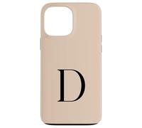 Minimalistic Letter D Monogram Minimalist Serif Initial Case for iPhone 13 Pro Max