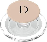 Minimalistic Letter D Monogram Minimalist Serif Initial PopSockets PopGrip for MagSafe