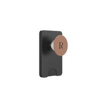 Minimalistic Letter R Monogram Minimalist Initial PopSockets PopWallet for MagSafe