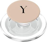 Minimalistic Letter Y Monogram Minimalist Serif Initial PopSockets PopGrip for MagSafe