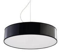 Minimalistic Pendant Lamp 111x45x45cm 3xLight Sollux Lighting Black One Size