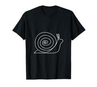 Minimalistic Snail Cottagecore Animal Snails T-Shirt
