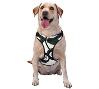 Minimalistic Two Billiard Balls 8 Cherries No Pull Dog Harness Adjustable Reflective Oxford Easy Control Medium Large Dog Harness