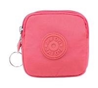 Minimalists Keychain Pouches Storage Solution for Coin Portable Designs Wallet, Watermelon Red