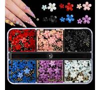 Minimalists Press on Flower Nails Accessories Soft Texture Petals Nails Art Decorations for Acrylic Flower Art Charm Fashion Gradient Unguis Shavings