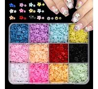Minimalists Press on Flower Nails Accessories Soft Texture Petals Nails Art Decorations for Acrylic Flower Art Charm Fashion Gradient Unguis Shavings
