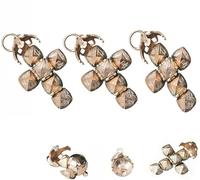 MiniMasonic Transforming S-phere Pendant,Vintage MiniMasonic Ball Necklace,Vintage MasonicBall Folding Pendant,Collectible Gift for Men Women (3 Pcs)