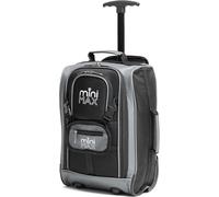 Aerolite MiniMAX 20L Ryanair 40x20x25 Maximum Size Cabin Hand Luggage Under Seat Trolley Backpack Carry On Cabin Hand Luggage Bag with 2 Year Warranty (Black)