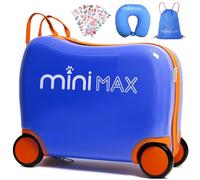 Aerolite MiniMax Kids Ride-On Suitcase 45cm x 36cm x 20cm 29L,Blue
