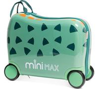 MiniMax Kids Ride-On Suitcase 45x36x20 with Neck Pillow & Drawstring Bag