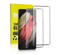 MiniMing Screen Protector for Samsung Galaxy S21 Ultra 5G, Pack of 2 0.25 mm HD Clear Screen Protector for Samsung S21 Ultra 5G Film, Tempered Glass Film for Galaxy S21 Ultra 5G Protective Glass