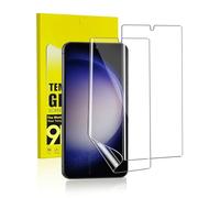 MiniMing Screen Protector for Samsung Galaxy S23 Ultra 5G, Pack of 2 0.25 mm HD Clear Screen Protector for Samsung S23 Ultra Film, Soft TPU Tempered Glass Film for Galaxy S23 Ultra Protective Glass
