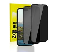 MiniMing Screen Protector for Tempered Glass Privacy Screen for iPhone 16 Pro Max, Pack of 2 0.25 mm HD Clear Anti Spy for Apple iPhone 16 Pro Max Film, Privacy Screen for iPhone 16 Pro Max Privacy