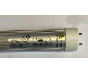 Minimise 4ft LED Light Tube - T8 18W - 3800-4200K - Warm White #99E2