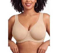 Minimiser Bras for Women, Plus Size Underwire Full Coverage Unlined Bra | Breathable Comfort Soft Underwear, Premium Matte Look Microfiber yarn, Uback, Triple Support, Wide Adjustable Non-Slip Straps