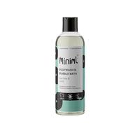 Miniml All Natural Body Wash and Bubble Bath - 500ml Moisturising Tea Tree & Mint Sensitive Skin Eco Shower Gel Bath Soak - Vegan Friendly High Foam