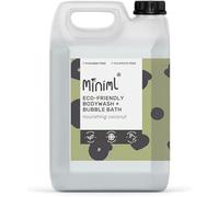 Miniml All Natural Body Wash and Bubble Bath - 5L Refill Moisturising Nourishing Coconut Sensitive Skin Eco Shower Gel Bath Soak - Vegan Friendly Hand, Face & Body High Foam Scrub