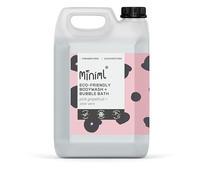 Miniml All Natural Body Wash and Bubble Bath - 5L Refill Moisturising Pink Grapefruit and Aloe Vera Sensitive Skin Eco Shower Gel Bath Soak - Vegan Friendly Hand, Face & Body High Foam Scrub