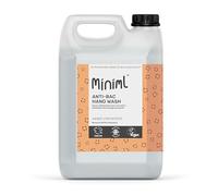 Miniml Antibacterial Hand Wash Soap 5L Refill - Natural Clementine Scented Eco Hand and Body Washing Liquid Gel for Soft and Sensitive Friendly Skin Care - 100% Vegan & Cruelty Free