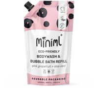 Miniml Bodywash & Bubble Bath - Pink Grapefruit & Aloe Vera - 1L Refill