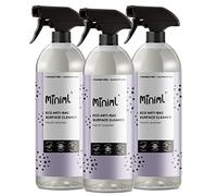 Miniml Eco Antibacterial Spray Surface Cleaner 3 x 750ml - French Lavender Scented Multi Purpose Anti-Bac Disinfectant Cleaning Product - Natural Plant Based Vegan Formula & Cruelty Free