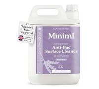 Miniml Eco Antibacterial Spray Surface Cleaner 5L Refill - French Lavender Scented Multi Purpose Anti-Bac Disinfectant Cleaning Product - Natural Plant Based Vegan Formula & Cruelty Free