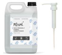 Miniml Eco Fabric Softener & Conditioner - 5L Refill and 5L Pump - Fresh Linen Scented - All Natural Fabric Softener for Sensitive Skin - 100% Vegan & Cruelty Free (250 Washes)