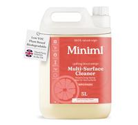 Miniml Eco Multi Surface Cleaner General Purpose Spray 5L Refill - Blood Orange Scented for Cleaning All Surfaces Floors Walls Glass Kitchen Bathroom - Natural Plant Based Vegan Formula & Cruelty Free