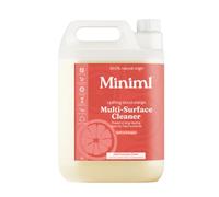 Miniml Eco Multi Surface Cleaner General Purpose Spray 5L Refill - Blood Orange Scented for Cleaning All Surfaces Floors Walls Glass Kitchen Bathroom - Natural Plant Based Vegan Formula & Cruelty Free
