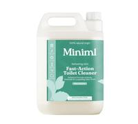 Miniml Eco Toilet Cleaner Spearmint & Peppermint 5L Refill - All Natural Limescale Remover, Descaler and Heavy Duty Refill Rim & Bowl Cleaning Liquid Antibacterial Bleach - 100% Vegan & Cruelty Free