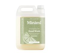 Miniml Hand Soap Wash Liquid 5L Refill - Lime, Basil & Mandarin Infused Hand, Skin & Body Wash Gel for Soft and Sensitive Skin Care - 100% Vegan & Cruelty Free