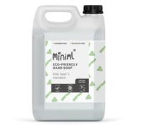Miniml Hand Soap Wash Liquid 5L Refill - Lime, Basil & Mandarin Infused Hand, Skin & Body Wash Gel for Soft and Sensitive Skin Care - 100% Vegan & Cruelty Free