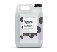 Miniml Natural Eco Hair Body Wash and Bubble Bath - 5L Refill Lavender and Chamomile - For all skin types - Hypoallergenic Dermatologically Tested - Sulphate & Paraben Free, Vegan & Cruelty Free