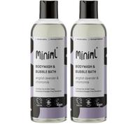 Miniml Natural English Lavender & Chamomile Body Wash & Bubble Bath - For all skin types - Hypoallergenic Dermatologically Tested - Sulphate & Paraben Free, Vegan & Cruelty Free - 500ml Bottle