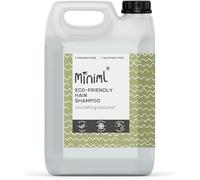 Miniml Natural Eco Hair Shampoo - 5L Refill Nourishing Coconut Men and Womens Sensitive Scalp & Skin Cruelty Free Vegan Friendly Shampoo - For Greasy, Curly, Dry and Dandruff Hair