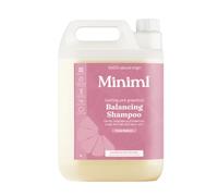 Miniml Natural Hair Shampoo Eco Friendly - 5L Refill Pink Grapefruit & Aloe Vera Men and Womens Sensitive Scalp & Skin Cruelty Free Vegan Shampoo - For Greasy, Curly, Dry and Dandruff Hair