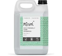 Miniml Natural Eco Hair Shampoo- 5L Refill Tea Tree & Mint Men and Womens Sensitive Scalp & Skin Cruelty Free Vegan Friendly Shampoo - For Greasy, Curly, Dry and Dandruff Hair