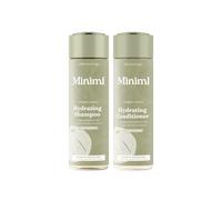 Miniml Natural Hydrating Haircare Duo - Indulgent Coconut (2 x 400ml) - Shampoo & Conditioner Set for Normal to Dry Hair - 99.6% Natural, Vegan & Cruelty-Free - Restores Moisture & Shine