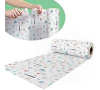 Minimono Baby Splat Mat for Under High Chair - 10 Pcs Disposable and Waterproof Splash Mats - 40"x47" Multipurpose Activity Mat for Picnic Art and Craft - BLW Baby Led Weaning Supplies (Sea Animals)